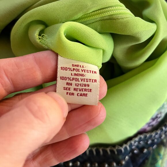 Reba Size 16 Sleeveless Snakeskin Print Dress Embellished - Picture 13 of 13